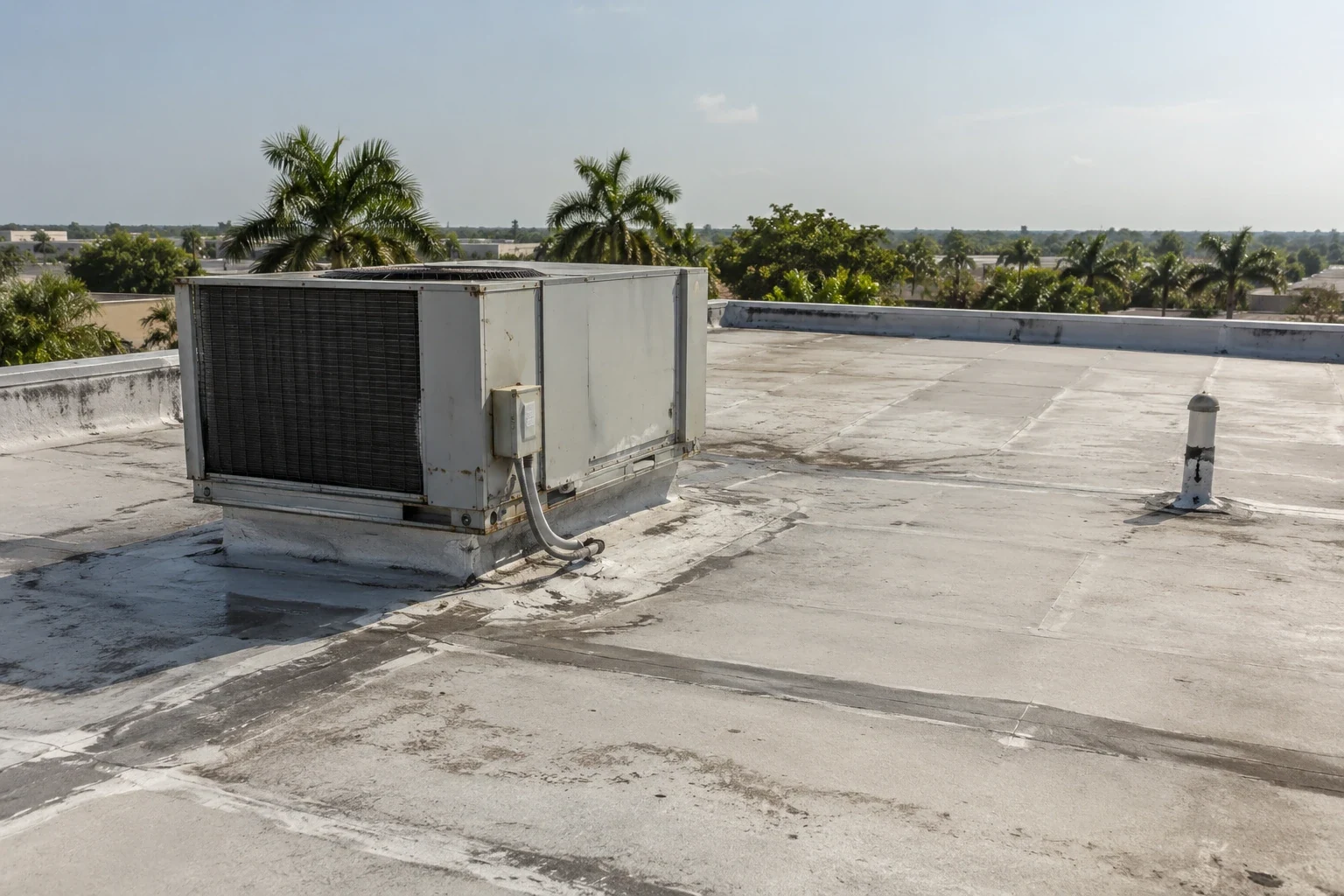 Commercial roof repair crew Commercial roof repair crew